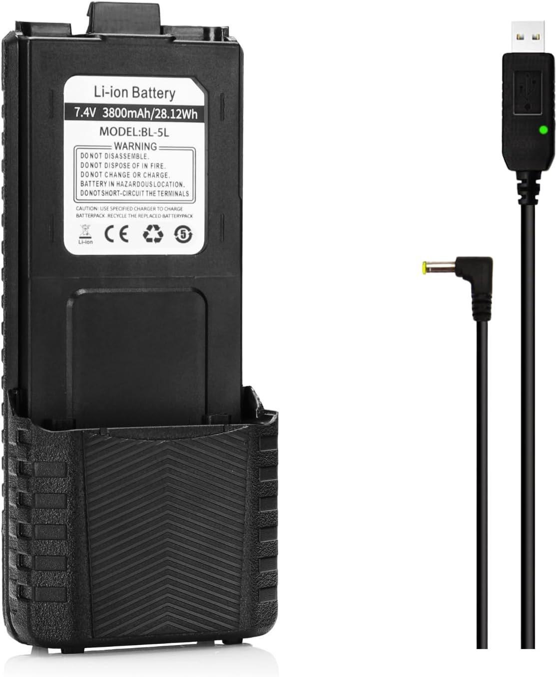 BL-5L 3800mAh Extended Battery Compatible with UV-5R