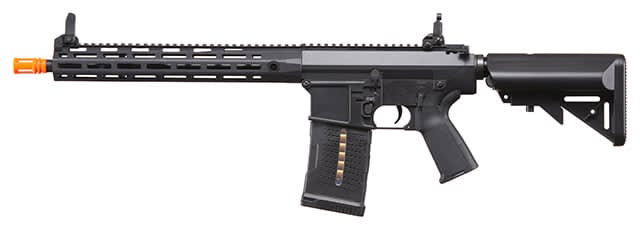 Lancer Tactical Battle X AEG Airsoft Rifle w/ SOPMOD Stock & MLOK Handguard - (Black)