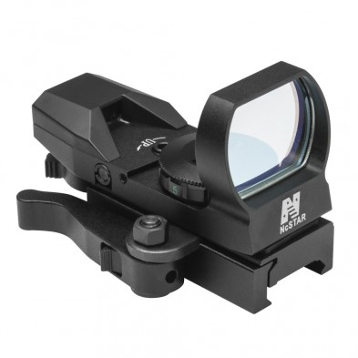 NCStar Red Four Reticle Reflex - QR Mount - Black