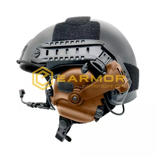 Earmor M32X Tactical Headset with Microphone | ARC Helmet Adapters