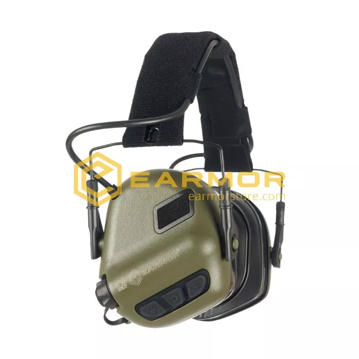 Earmor Electronic Hearing Protector M31 PLUS for Shooters and Hunters Green