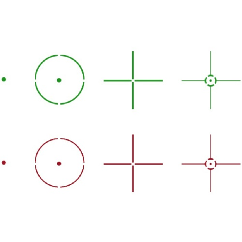 Lancer Tactical Red / Green Dot Reflex Sight w/ 4 Reticles