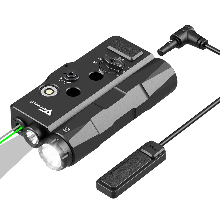 VOTATU V848 Green/IR Laser & 1700LM Flashlight/IR Illuminator Combo