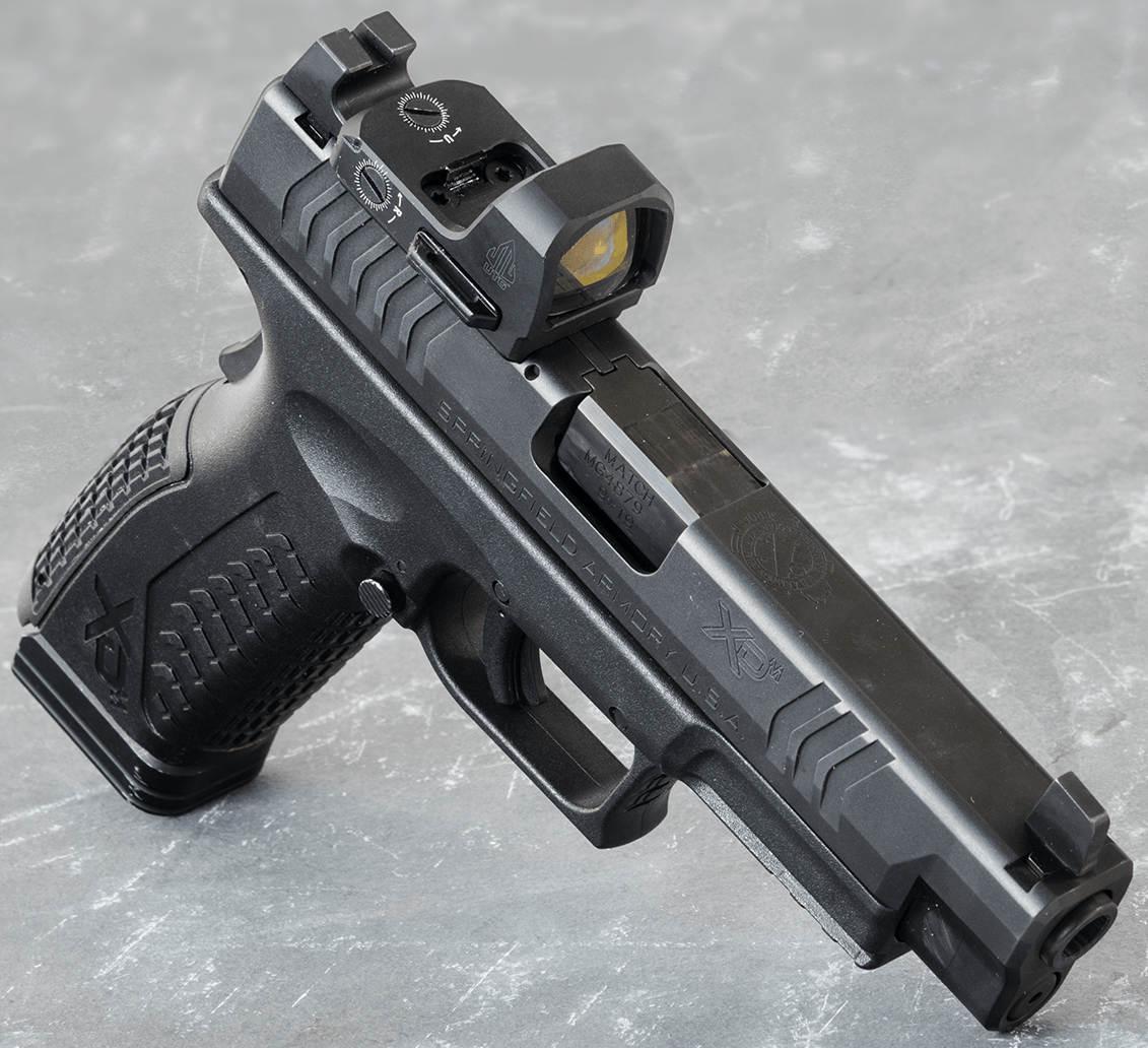 UTG OP3 Micro SLS, Red 4 MOA Single Dot, Side Loading, Sensor, for DOCTER