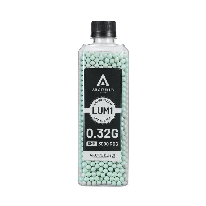 ARCTURUS RS® LUMI Match Grade Green Tracer 6mm Airsoft BBs 0.32g