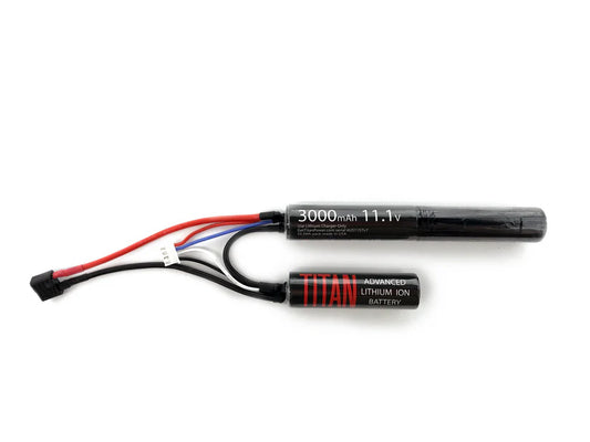 Titan LI-ON 3000mAh 11.1v Nunchuck T-Plug Deans