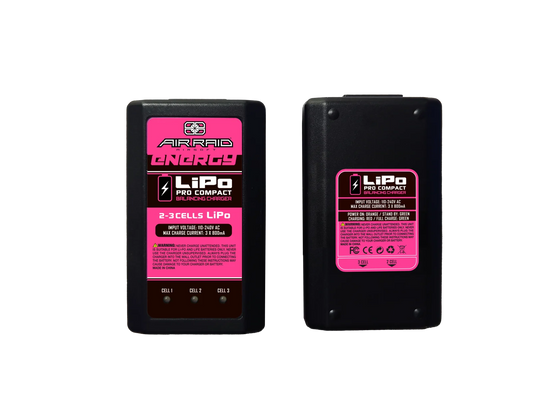 Air Raid Airsoft Compact Charger for 2-3 Cell LiPo Battery