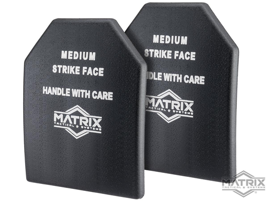 Matrix Tactical Systems Dummy Polymer SAPI Plate Set - Medium