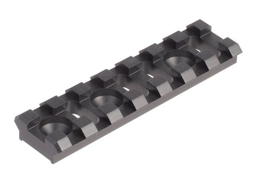 B-2M Rail Section for Modular Handguard Systems (Color: Black / 7 Slot)