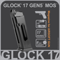 Elite Force 17rd Magazine for Licensed GLOCK 17 Gen. 5 MOS CO2 Airsoft GBB Pistols