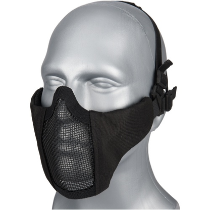 Lancer G-Force Low Carbon Steel Mesh Nylon Lower Face Mask
