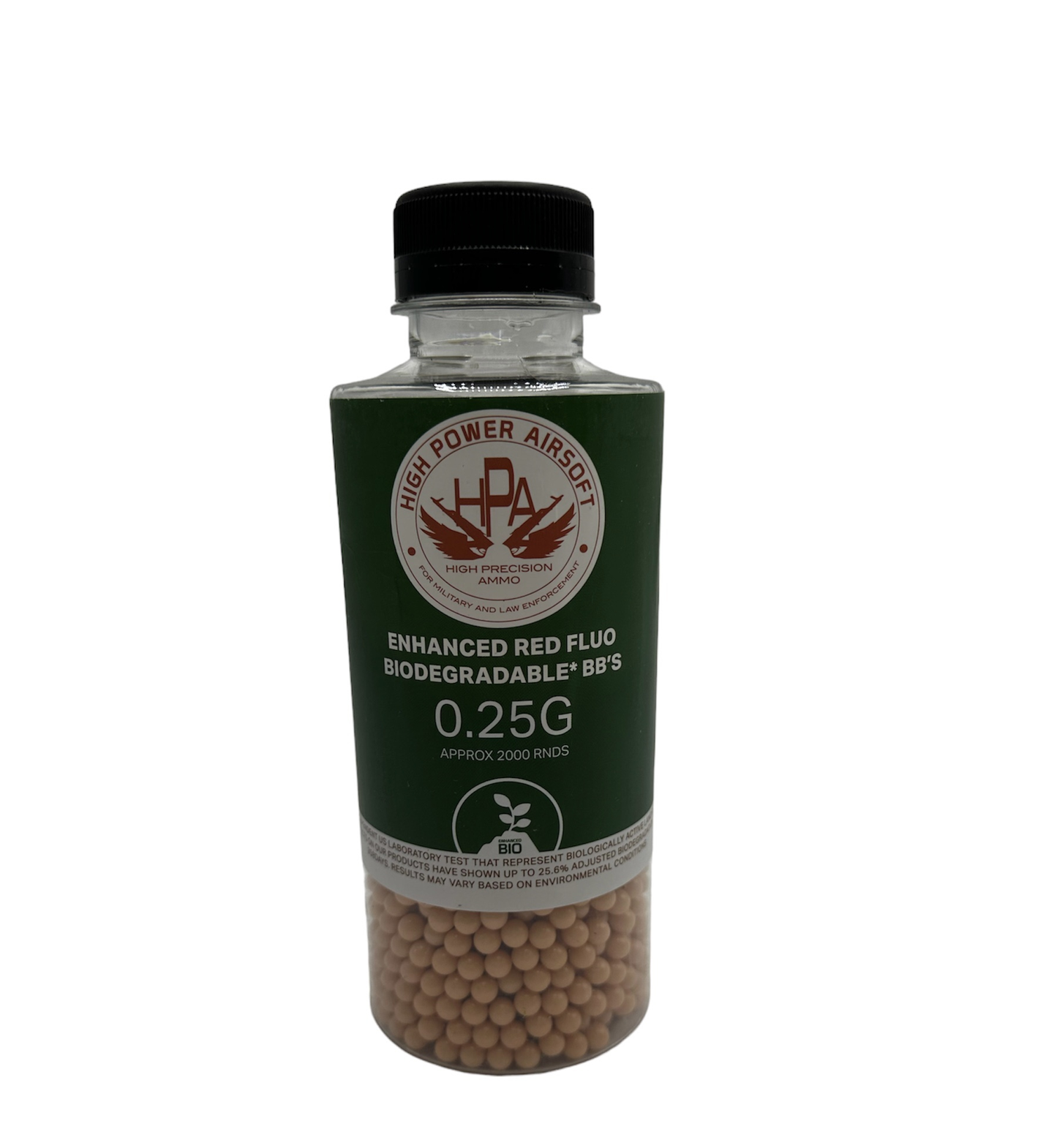 HPA 0.25G FLUO (RED) Approx 2,000 Rds