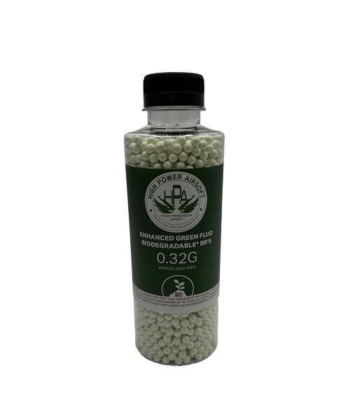 High Power Airsoft Green Bio Tracer BBs