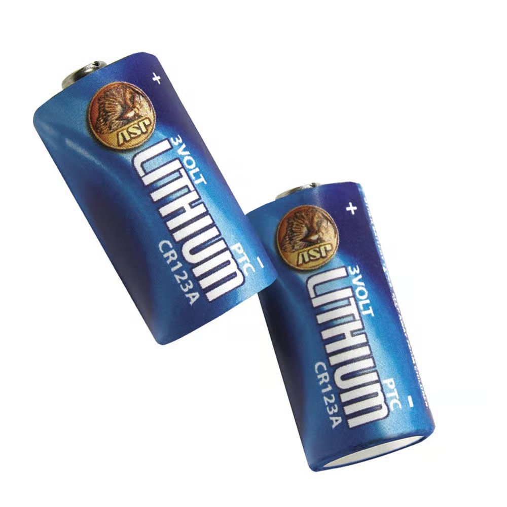 ASP CR123A Lithium Batteries 2 Pack