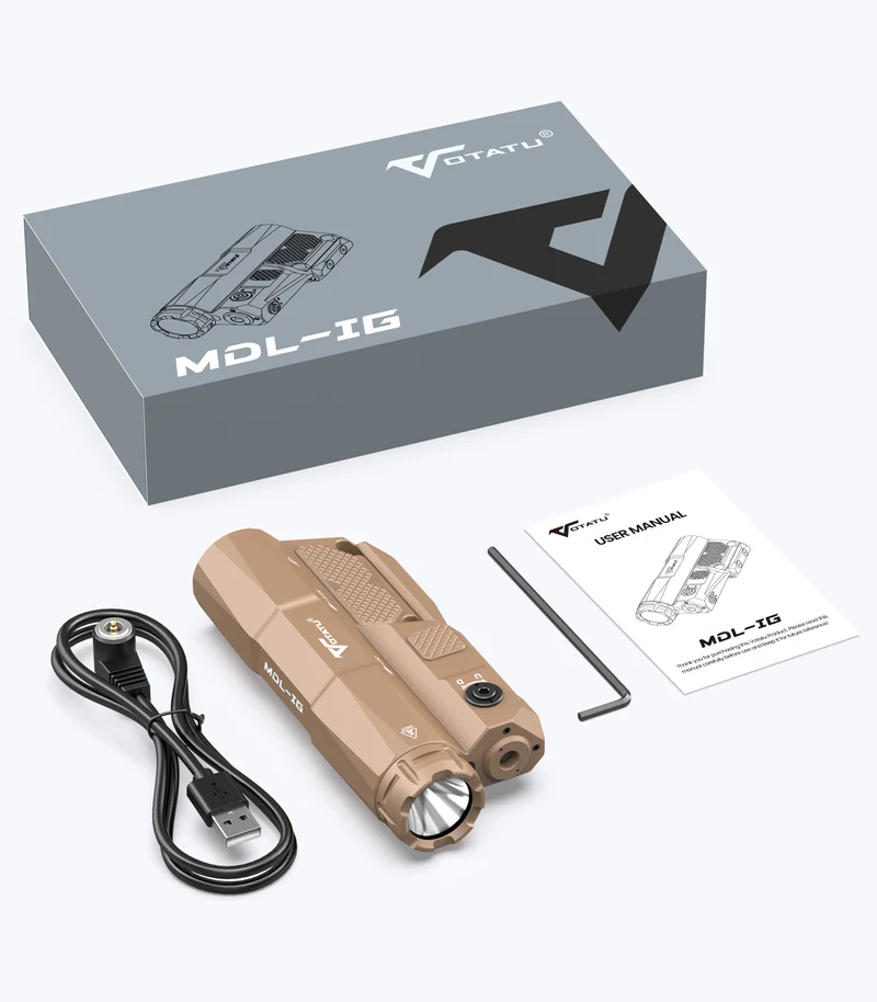 VOTATU MDL-IG Green Laser/Light/IR Laser Sight Combo 3000LM