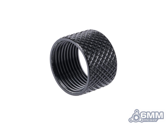 6mmProShop CNC Cut Knurled Thread Protector Cap (Type: 14mm Negative / Short Length)