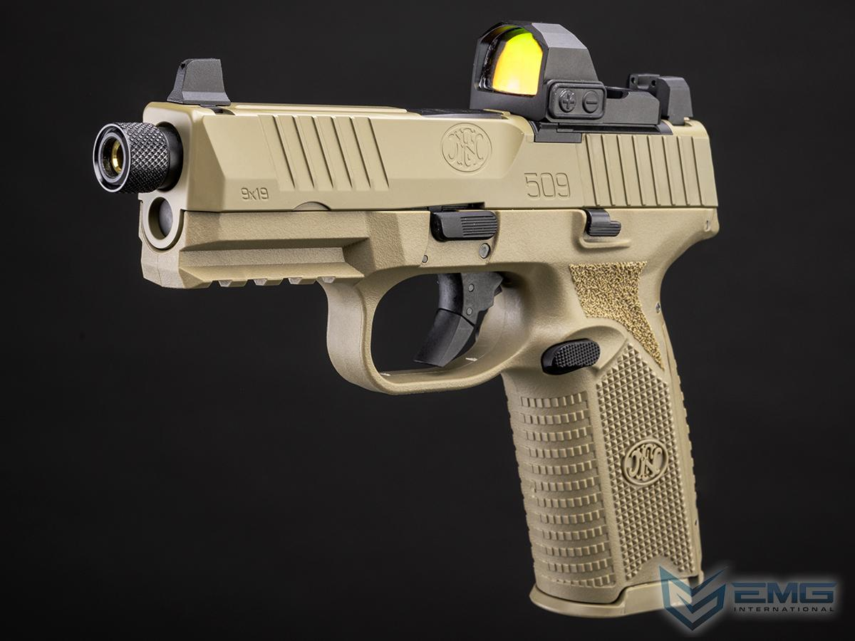 EMG x FN® 509 Gas Blowback Airsoft Pistol - Cybergun