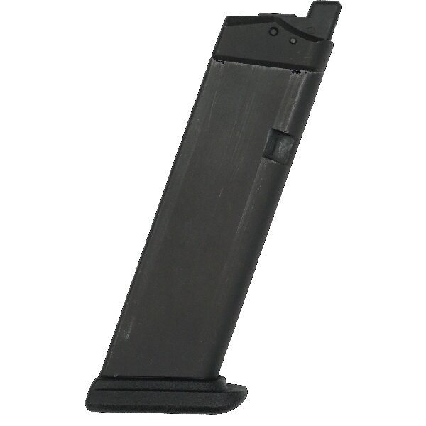 Black KWA ATP-GT 22 Round airsoft pistol magazine.