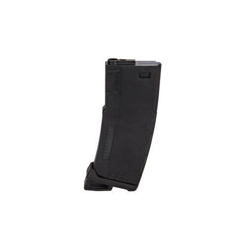 Black polymer Lancer Tactical 130 Round High Speed Mid-Cap Magazine.
