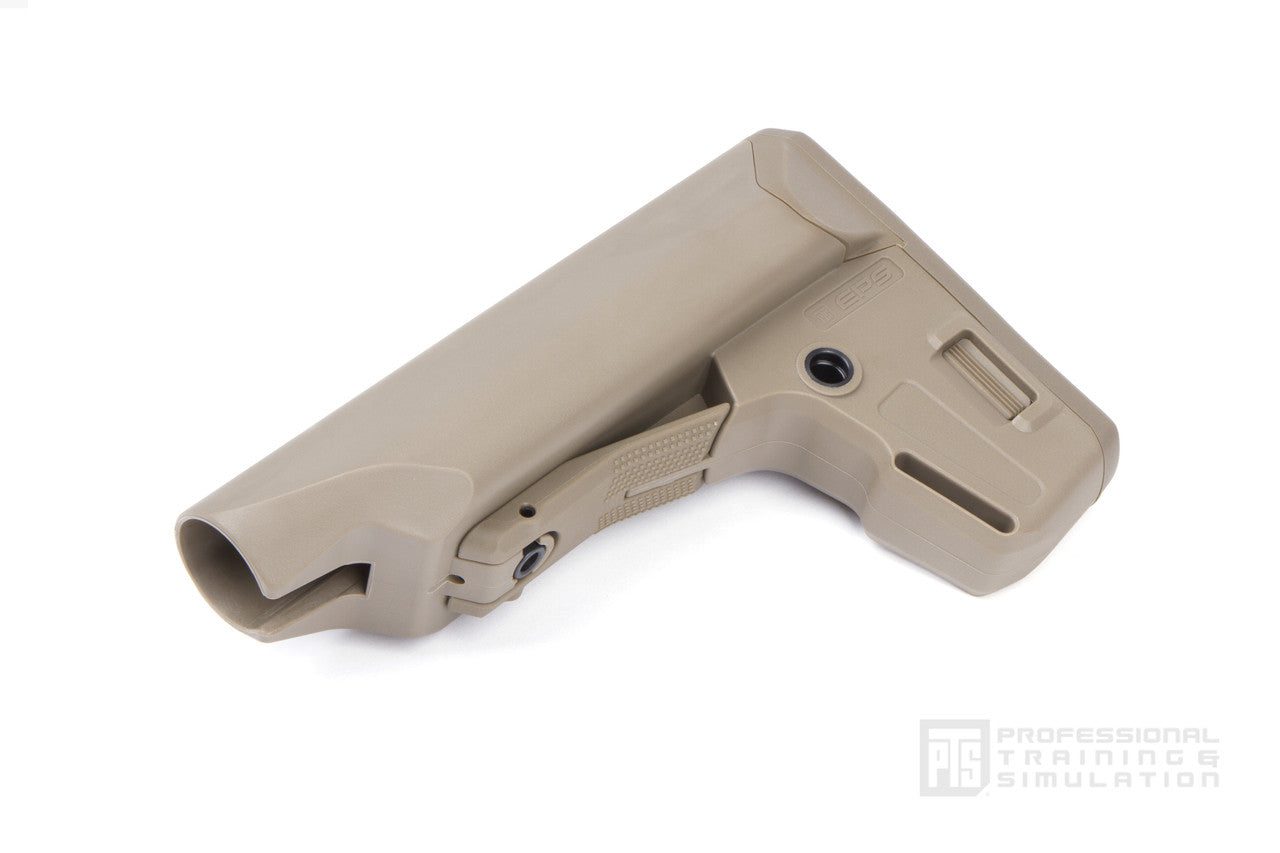 Tan PTS Enhanced Polymer Stock for a buffer tube.