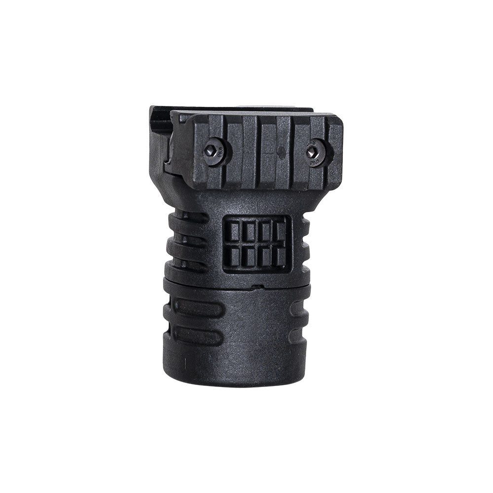 VISM 1913 Vertical Grip Short, a black vertical tactical grip with a rail-mount interface and textured handle.