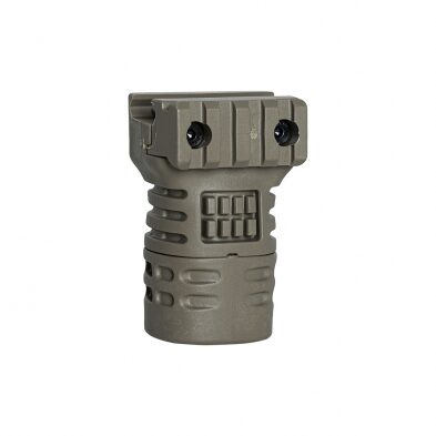 VISM 1913 Vertical Grip Short in olive drab with two mounting screws.