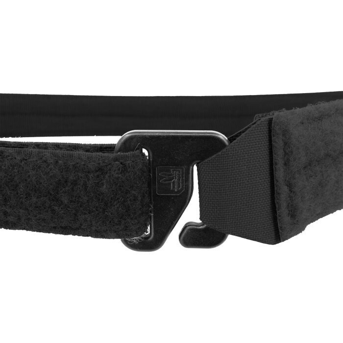 Haley Strategic D3 Pro Inner Belt in black with a hook-and-loop lining and a black metal buckle.