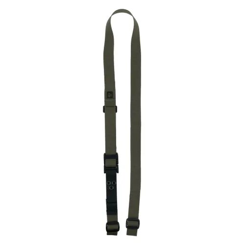 Olive green Haley Strategic D3 Slim Sling with black adjustment hardware.