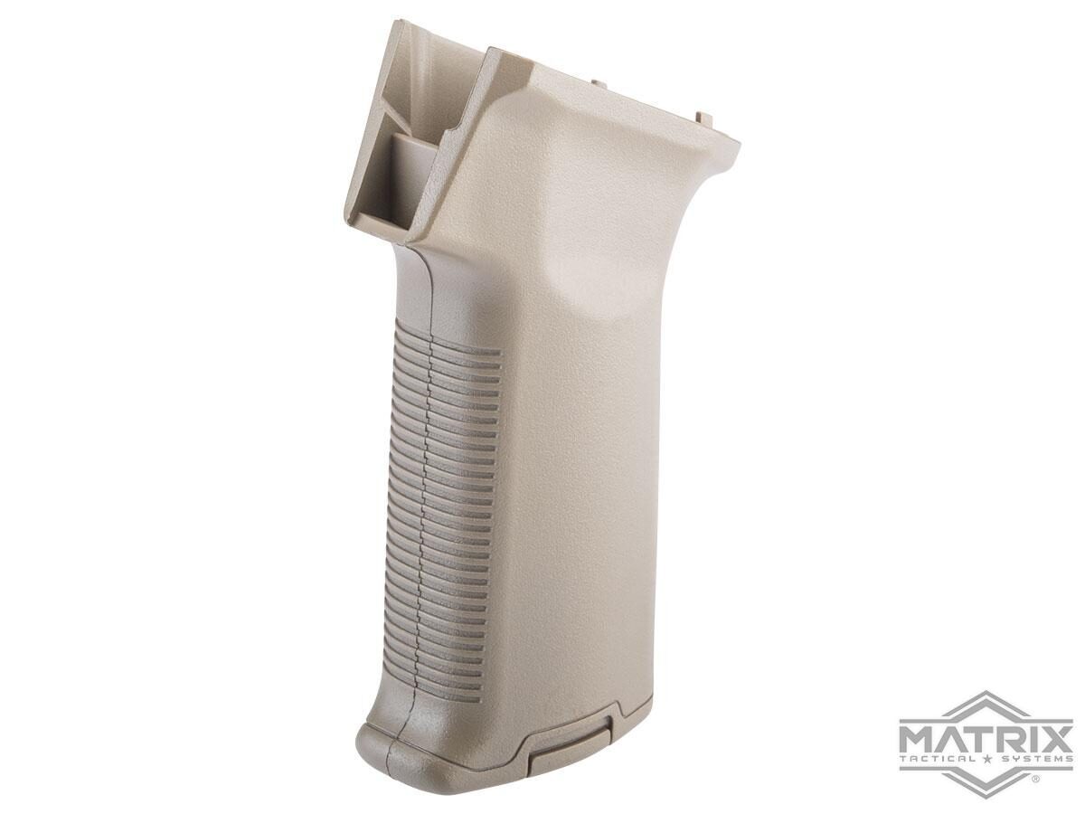 MOE Grip for M4/M16 AEGs, with a white background and a watermark in the bottom right corner